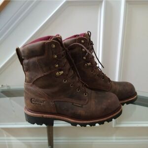 Chippewa ASTM F2413-18 Leather Super DNA Waterproof Insulate Steel Toe Sz 8EEE